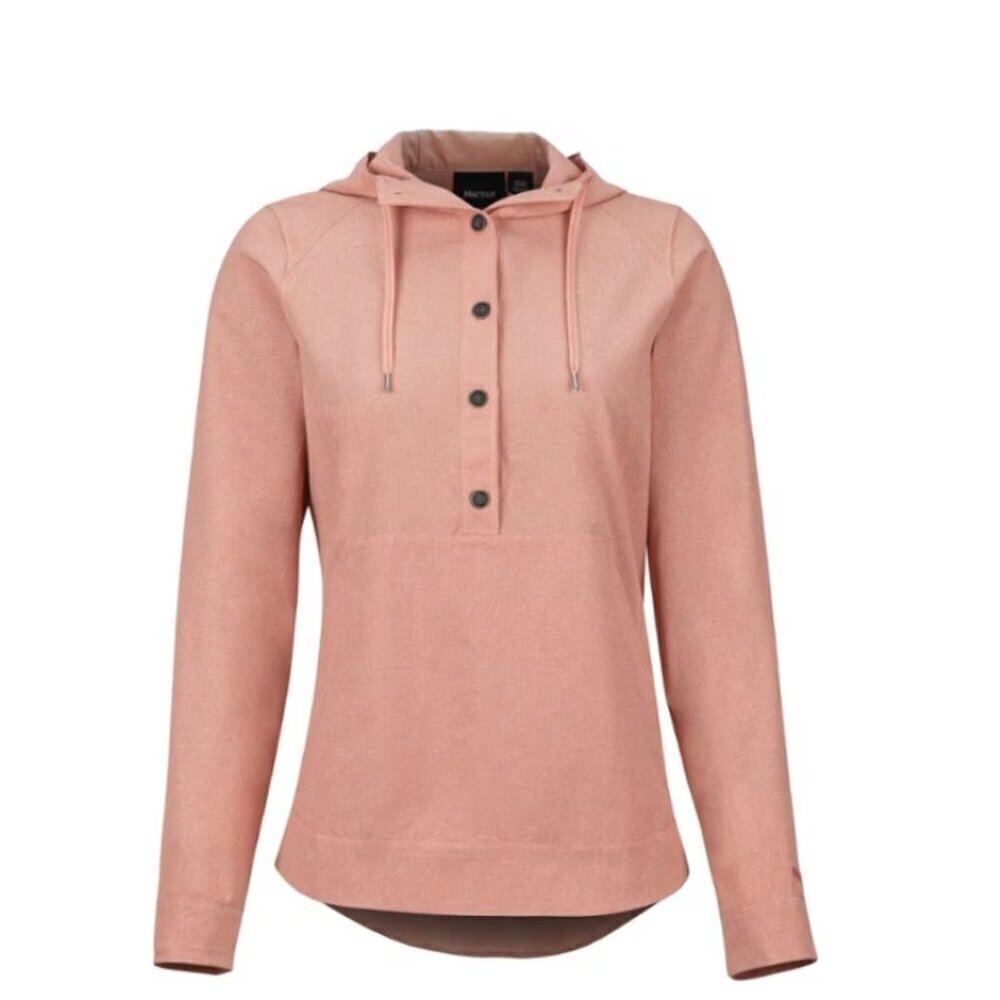 Marmot Lorey Hoodie Women's Size Med Coraly Orange Pullover Hiking Outdoor Comfy